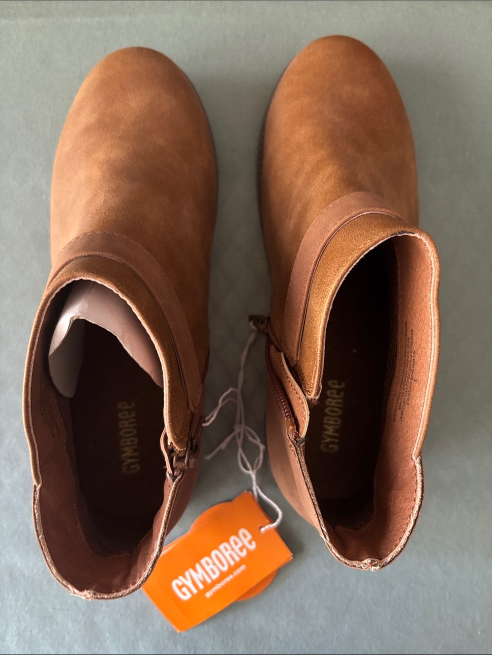 Gymboree Girls' Brown Faux Suede Ankle Booties